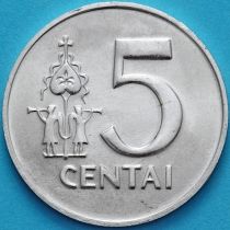 Литва 5 центов 1991 год.