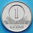 Монета Литвы 1 лит 2008 год.