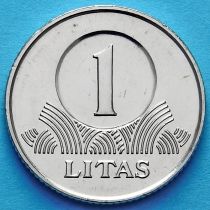 Литва 1 лит 2008 год.