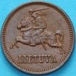 Монета Литва 1 сенти 1936 год.