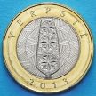 Монета Литвы 2 лита 2012 год. Прялка.