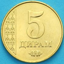 Таджикистан 5 дирам 2011 год.