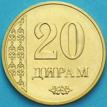 Таджикистан 20 дирам 2018 год.