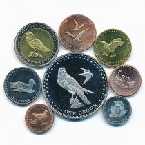 Тристан да Кунья, остров Гоф набор 8 монет 2009 год.