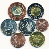 Андаманские и Никобарские острова набор  7 монет 2011 год