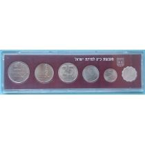 Израиль банковский набор монет 1977 год.